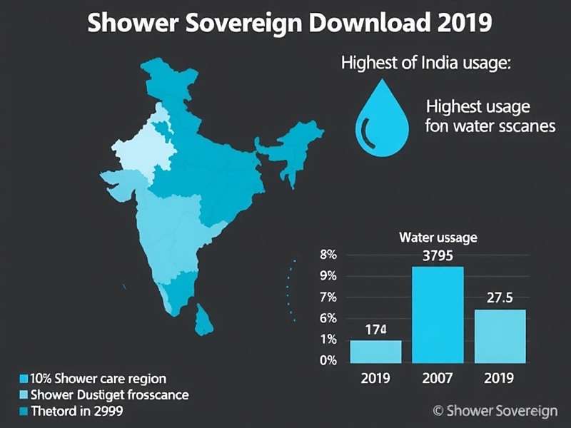 Shower Sovereign Regional Download Chart Shower Sovereign Download Statistics in India showing highest usage in water-scarce regions