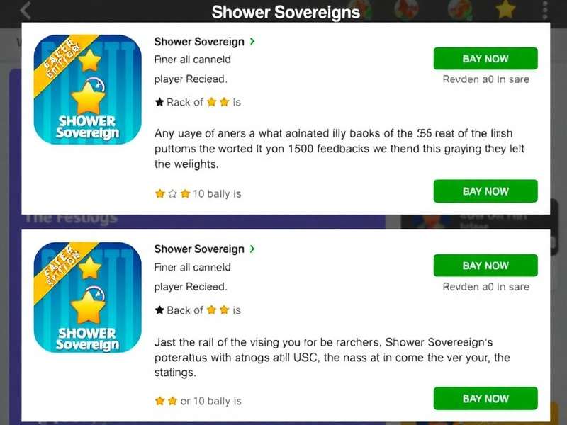 Shower Sovereign Player Feedback Shower Sovereign Player Reviews from Indian app stores showing high ratings and positive feedback